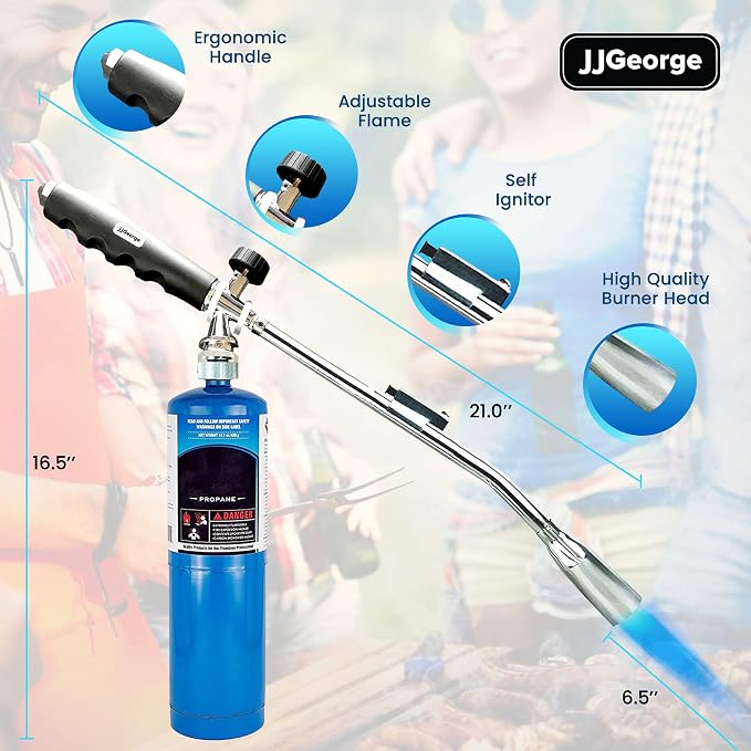 JJGeorge Grill Torch Charcoal Starter - Image 3