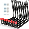 8 Pack Wall Mount Storage Hooks, 9.6IN Garage Utility Hanger by Unknown