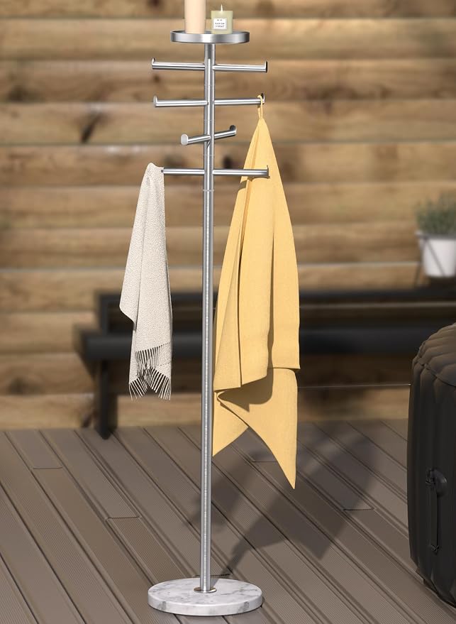 KES Hot Tub Towel Rack Outdoor by KES