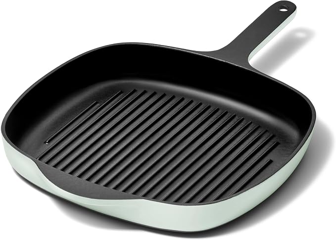 Caraway Enameled Cast Iron Grill Pan by Caraway