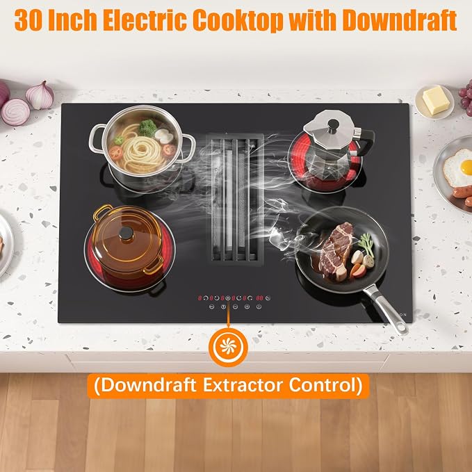 Noxton 30”Electric Cooktop - Image 2