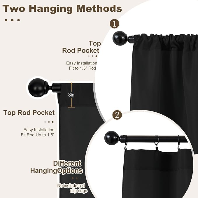 HolidayIdeas Outdoor Patio Curtains Waterproof - Image 3