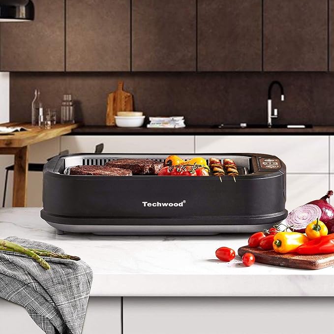 Techwood Indoor Grill Smokeless Grill, Electric Korean BBQ Grill - Image 8
