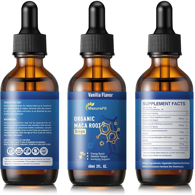 Maca Root Ashwagandha Liquid Drops - Image 8