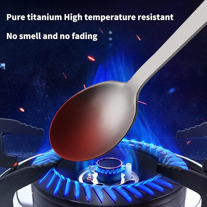 Portable Camping Cutlery Set Outdoor Metal Tableware Fork Spoon Chopstick - Image 3