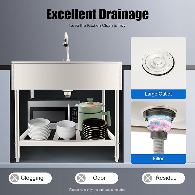 Stainless Steel Laundry Sink - Image 4