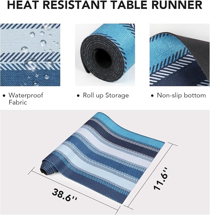 Trivet Table Runner Hot Plates Mat 12 X 40 Inch Heat Resistant Table Protector - Image 4