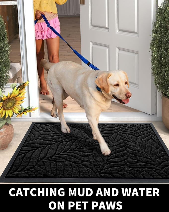 Yimobra 36x24 Large Door Mat Outdoor Indoor, All-Season Waterproof Door Mat - Image 5