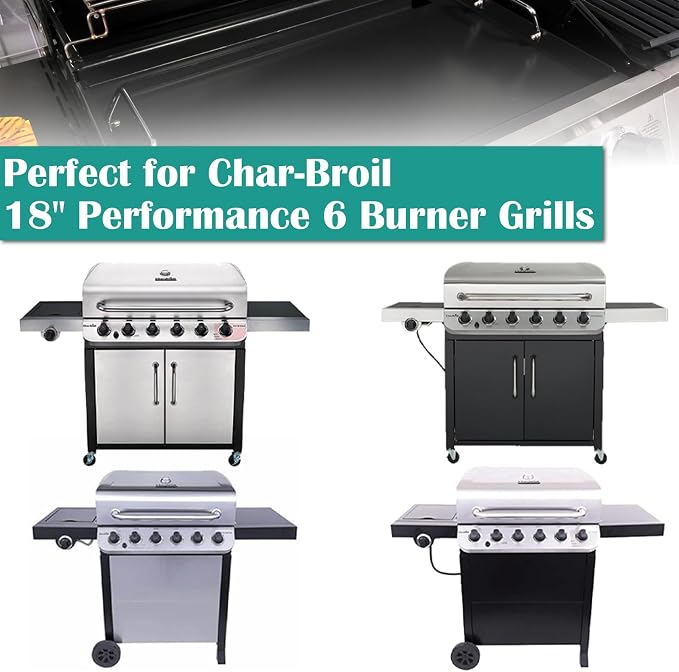 Full Size Griddle Inserts for Char-Broil Performance 6 Burner Series, Flat Top - Image 5