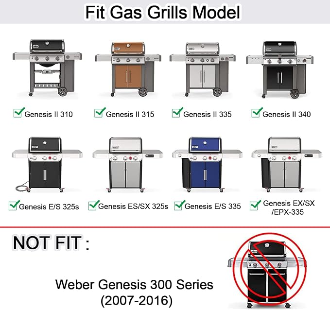 JCLMER Genesis II Grill Grate Replacement Parts - Image 6
