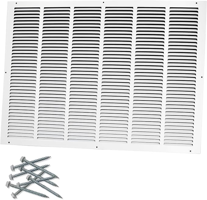 30"W x 20"H Steel Return Air Grille, Air Return Vent Cover by Howeall