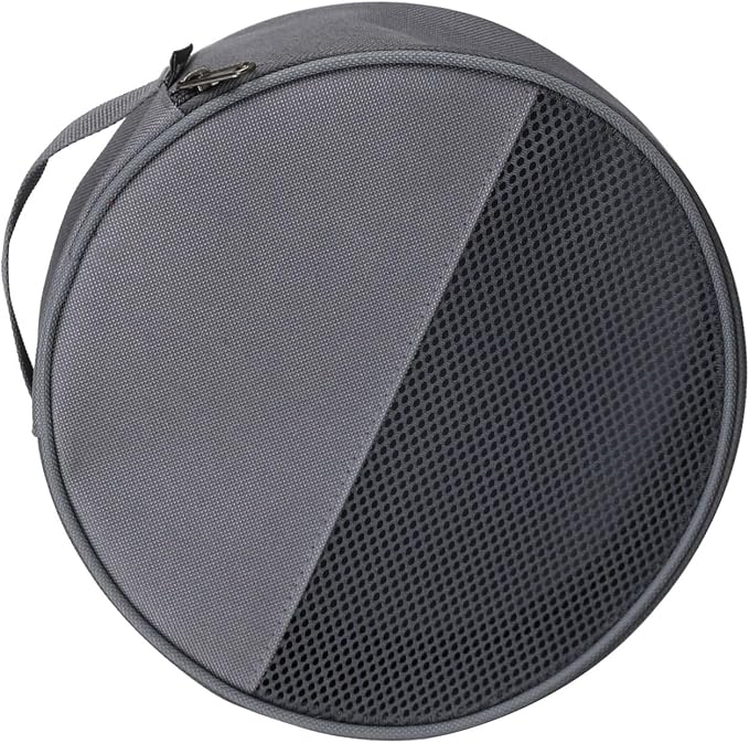 Round Plate Carriers Bag with Zippers and Handle by Unknown
