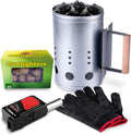 homenote Rapid Charcoal Chimney Starter Set Fireplace Accessories Lighter Cubes by HOMENOTE