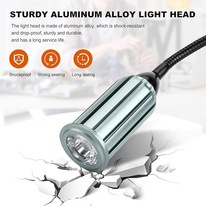 15W Magnetic Work Light, LED Machine Light - Image 3