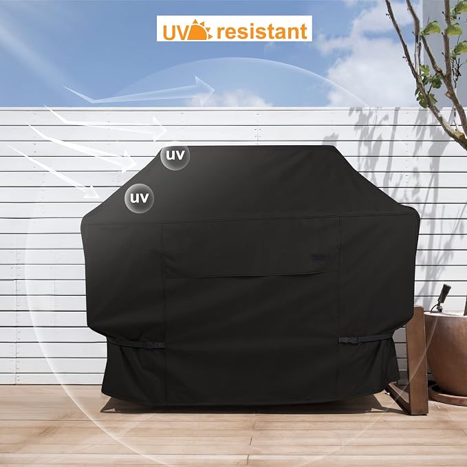 NettyPro Grill Cover for Outdoor Grill 64 inch, Waterproof Heavy Duty Gas BBQ - Image 5