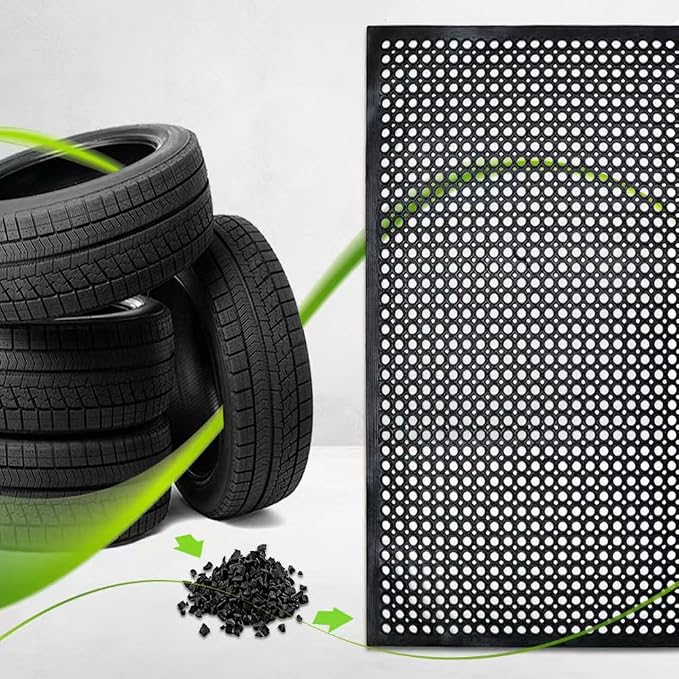 Anti-Fatigue Rubber Floor Mat by NANBOWANG