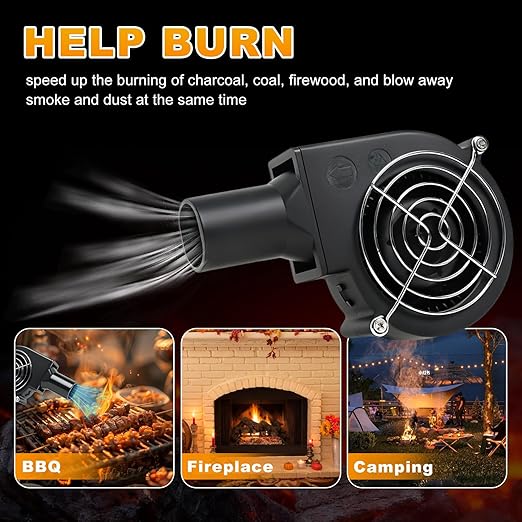 KUNRISE BBQ 97mm × 33mm Blower Fan, High Airflow 110V 120V Variable Speed - Image 3