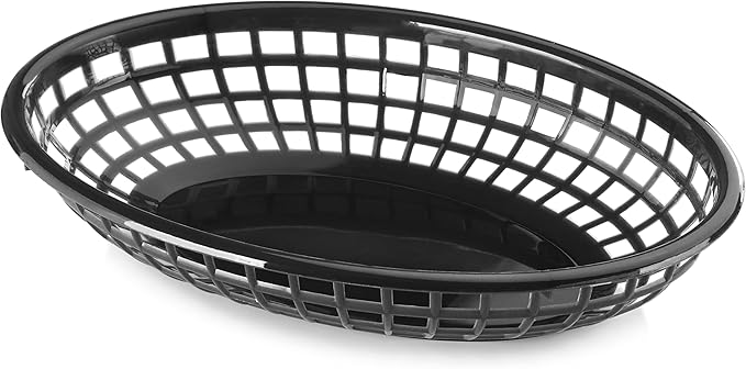 New Star Foodservice 44140 Fast Food Baskets, 9 1/4-Inch x 6-Inch Oval - Image 2