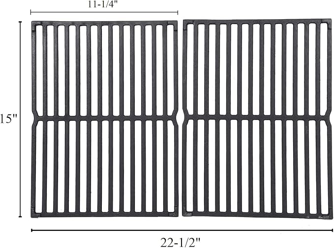 GasSaf 15" Grill Grate for Weber Genesis Silver A, 11x15 Grate for Spirit 200 - Image 2