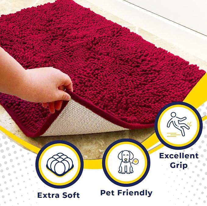 Muddy Mat® | Super Absorbent Door Mat Indoor, Microfiber Quick Dry Chenille - Image 3