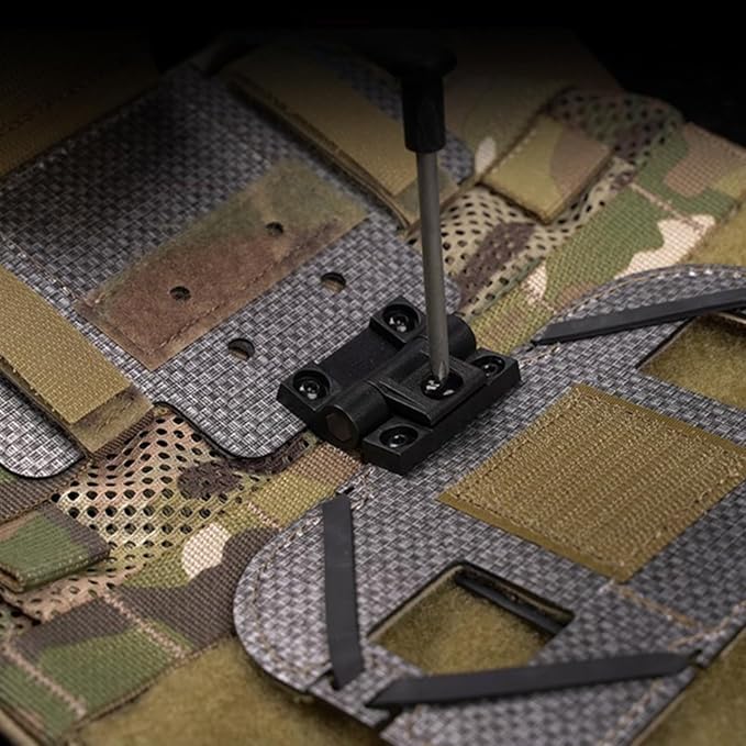 Let Me Be Airsoft Plate Carrier Molle Phone Carrier Outdoor Lightweight - Image 9