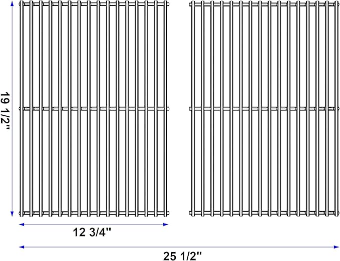 19.5/17.5/17" Grill Cooking Grates Replacement - Image 2