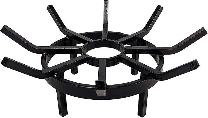 SteelFreak Wagon Wheel Firewood Grate by SteelFreak