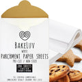 BAKELUV White Parchment Paper Sheets 12x16” | 200 Pcs | Non-Stick Precut by BAKELUV
