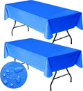 Nasitos 2 Pack Vinyl Tablecloth Rectangle 60x120 Inch-Stain and Wrinkle by Nasitoshomedecor