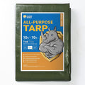 GUARD SHIELD Green Tarp Waterproof 10x10 Feet Medium Duty All Purpose Poly by GUARDSHIELD