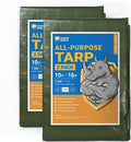 GUARD SHIELD Green Tarp Waterproof 10x16 Feet Medium Duty All Purpose Poly by GUARDSHIELD