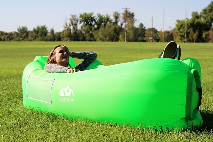 WEKAPO Inflatable Sun Lounger, Air Sofa, Waterproof and Leak-Proof, Picnics and - Image 7