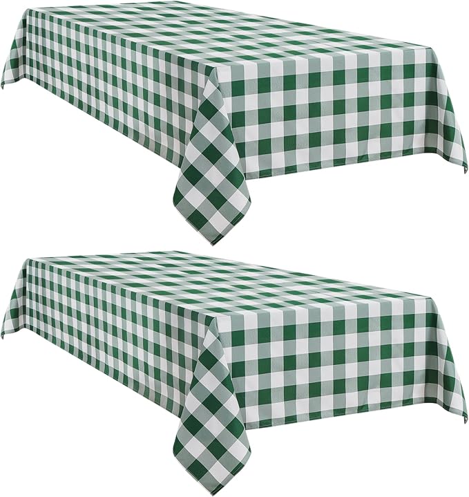 Softalker Gingham Checkered Tablecloth Rectangle by Softalker