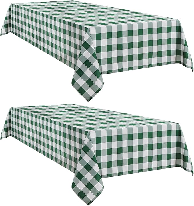 Softalker Gingham Checkered Tablecloth Rectangle by Softalker