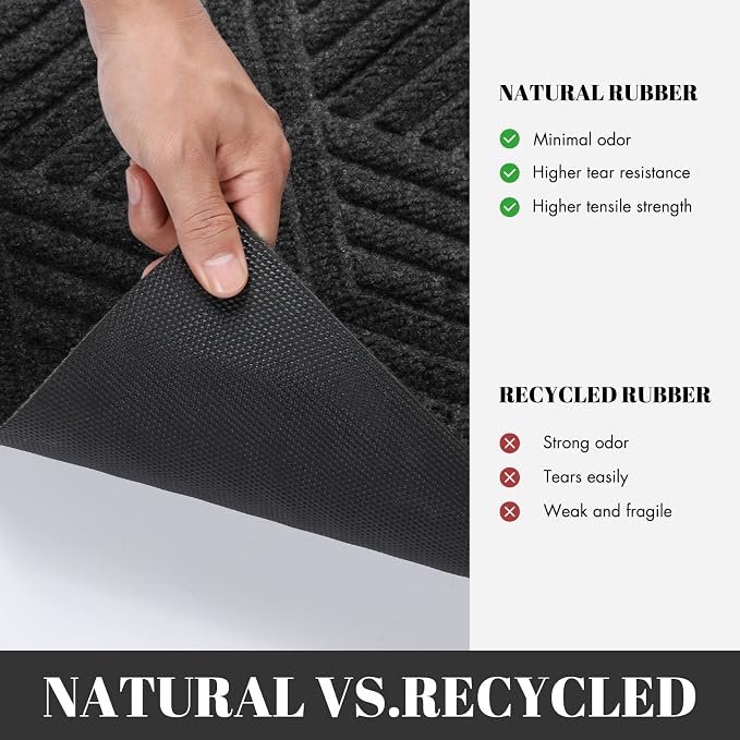 Yimobra Door Mats Outdoor 29.5x17, All-Season Waterproof Outdoor Mats - Image 4