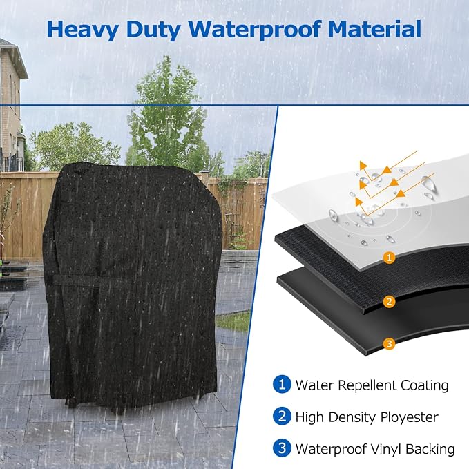 SunPatio 2 Burner Grill Cover 30 Inch, Heavy Duty Waterproof Small BBQ Cover - Image 4
