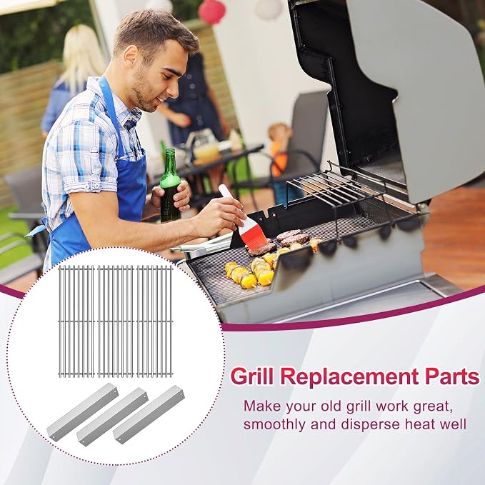 95051 Stainless Steel Heat Plate and 19.75" Cooking Grill Grate Replacement - Image 8