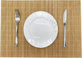 ANDSTAR Set of 2 Pcs Bamboo Placemats Sushi Rolling Mat Japanese Style Natural by Andstar