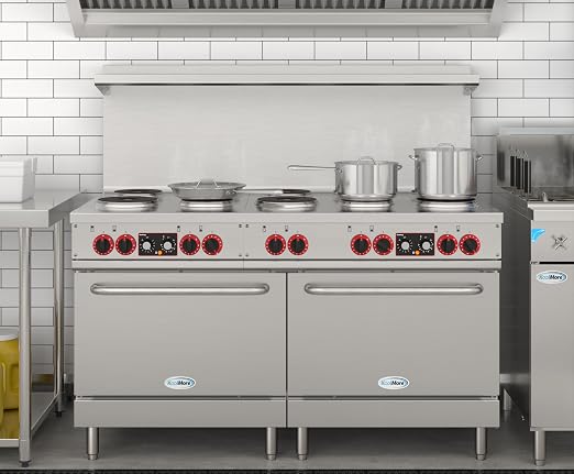 KoolMore 60 in. Commercial Electric Range - 208V 3-Phase - Image 3