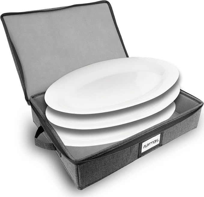 HOMELUX THEORY Platter Storage by HomeluxTheory