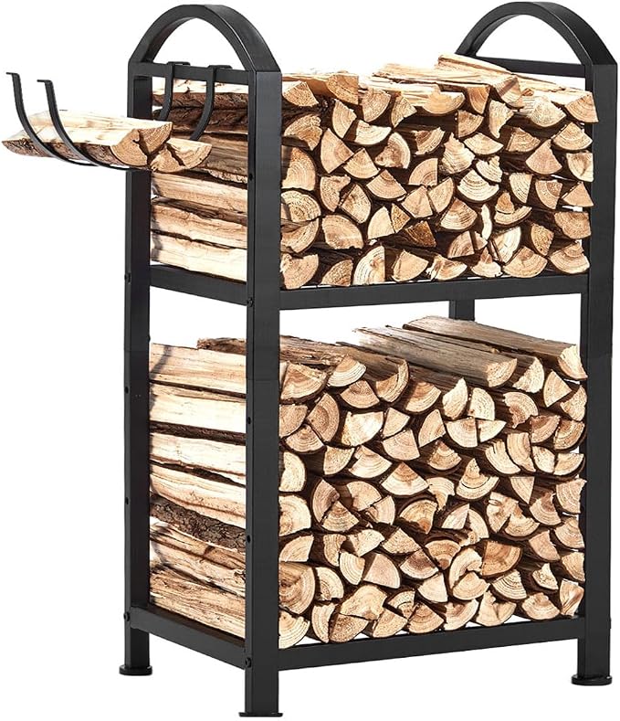 Firewood Rack Outdoor and Indoor, Fire wood Storage Racks by Zexvida