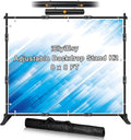 iElyiEsy Backdrop Banner Stand, 8x8FT Heavy Duty Adjustable Step and Repeat by iElyiEsy