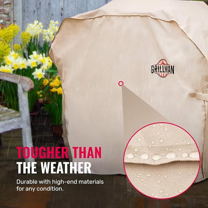 Grillman Grill Cover, BBQ Outdoor Grill Covers, Gas Grills, Waterproof - Image 5