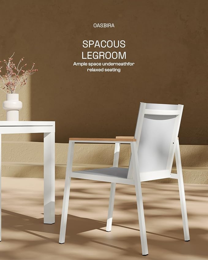 Expandable Outdoor Patio Dining Table Set - Image 4