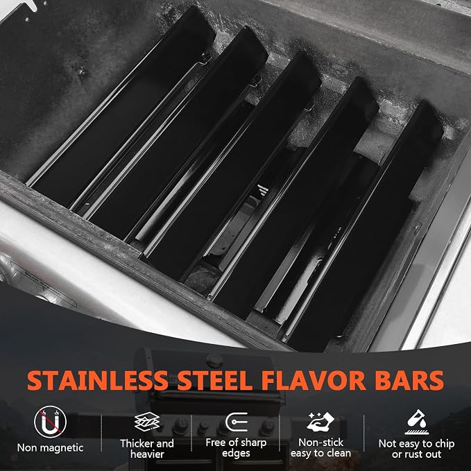 QuliMetal 17.5" Porcelain Enameled Flavorizer Bars - Image 6