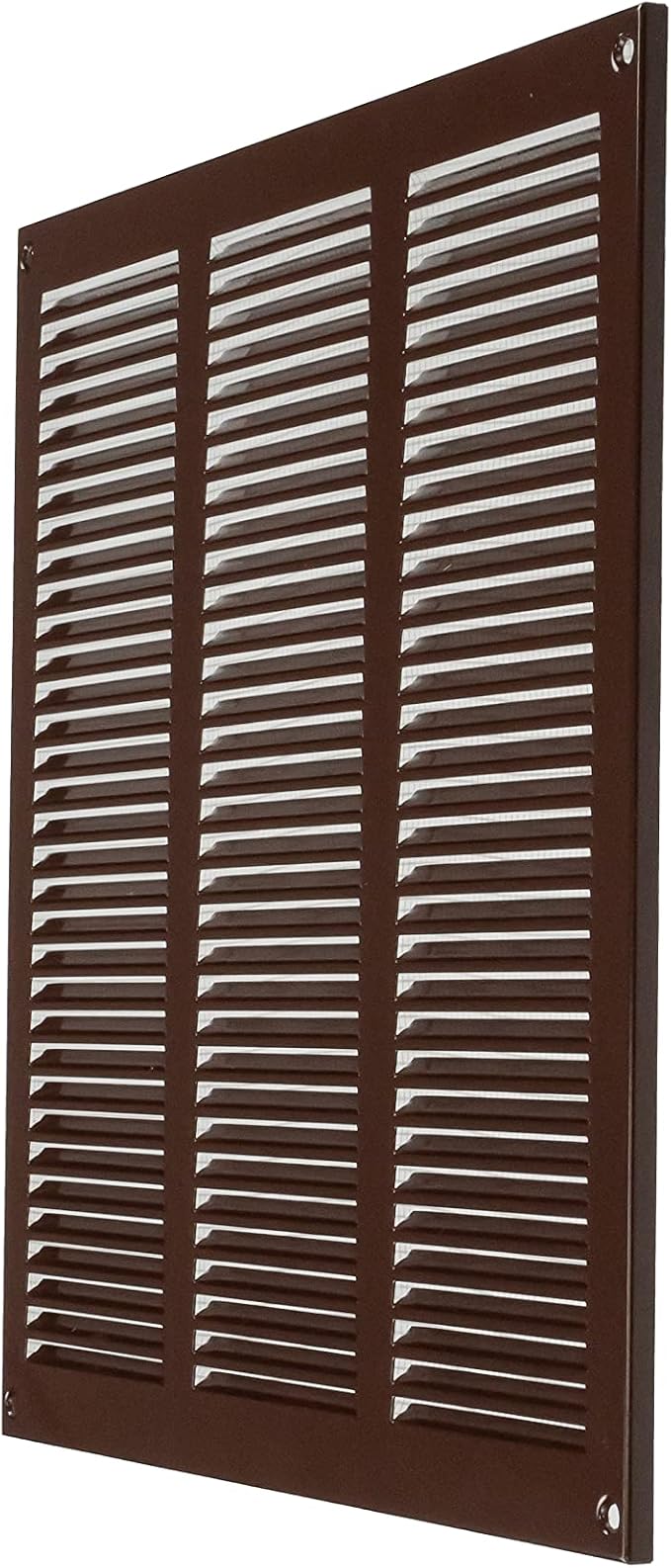 Repa Market 12x12 Inch Air Vent Cover/Brown Galvanized Steel Louvered Grill - Image 7