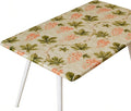Rectangle Picnic Table Cloth, Elastic Waterproof Fitted Vinyl Tablecloths by Unknown