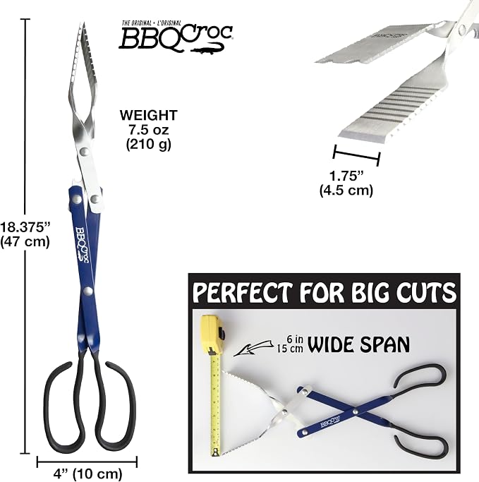 3 in 1 Barbecue Tool 18-inch by BBQ Croc - Image 7