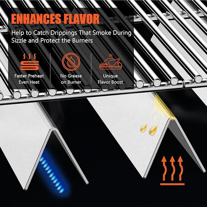 QuliMetal 17.5 Inch Flavorizer Bars - Image 4
