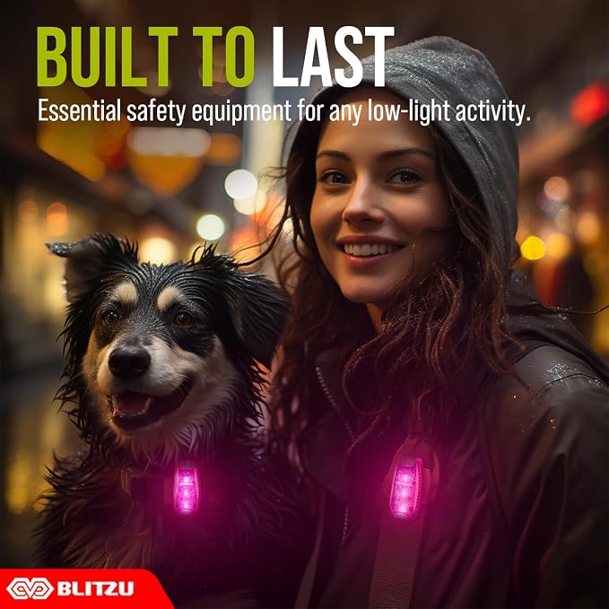 4 Pack LED Safety Light, Clip on Reflective Gear Lights - Image 5